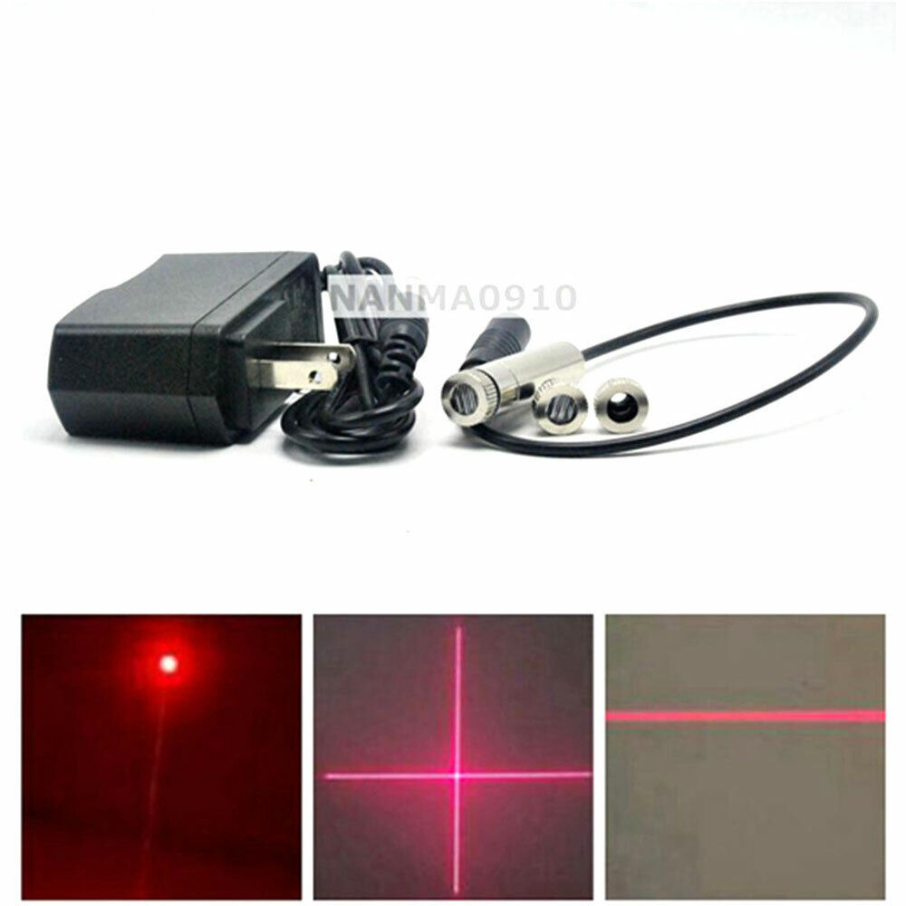 Diode Laser Module - نقطة/خط/متقاطع قابل للتركيز 650 نانومتر 50