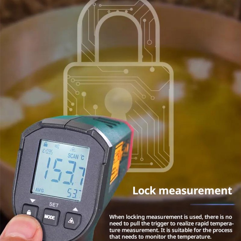 Industrial Laser Thermometer Gun - UNI-T UT306S UT306C ميزان الحرارة الرقمي