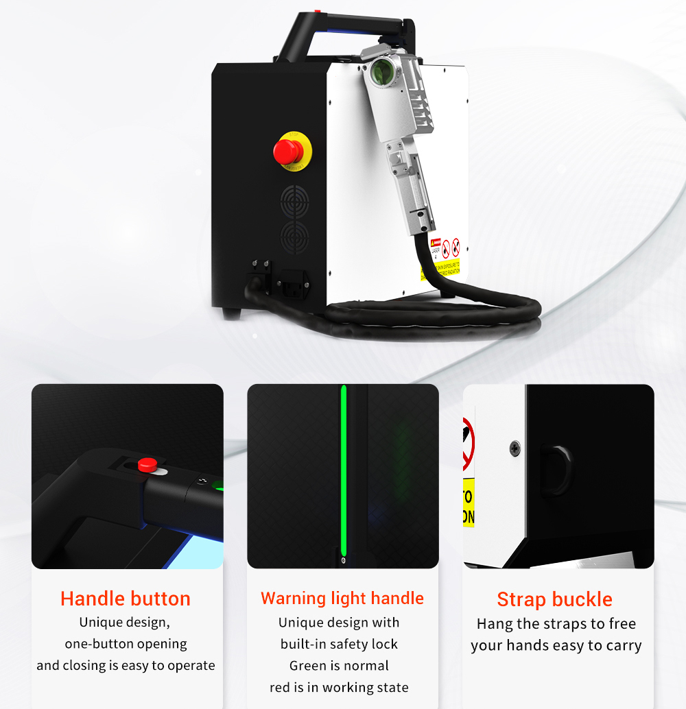 Portable Laser Rust Removal - آلة تنظيف بالليزر النبضي المحمولة الجديدة