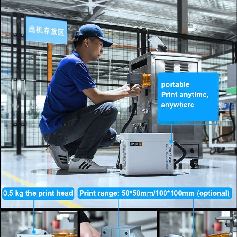 طابعة ليزر محمولة أوتوماتيكية  - مراجعة Industrial Handheld Laser Printer وسعره