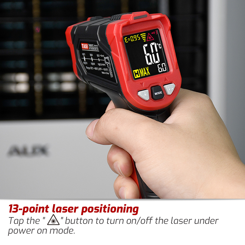TA601A TA601B TA601C مقياس حرا - مراجعة Industrial Laser Thermometer Gun وسعره