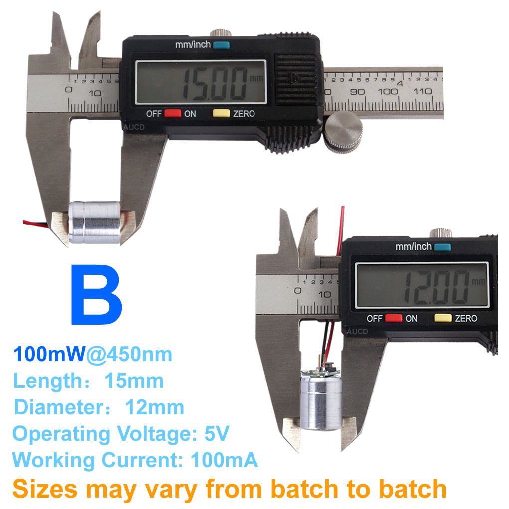 وحدة ليزر RGB بقطر 12×15 ملم،  - مراجعة Diode Laser Module وسعره