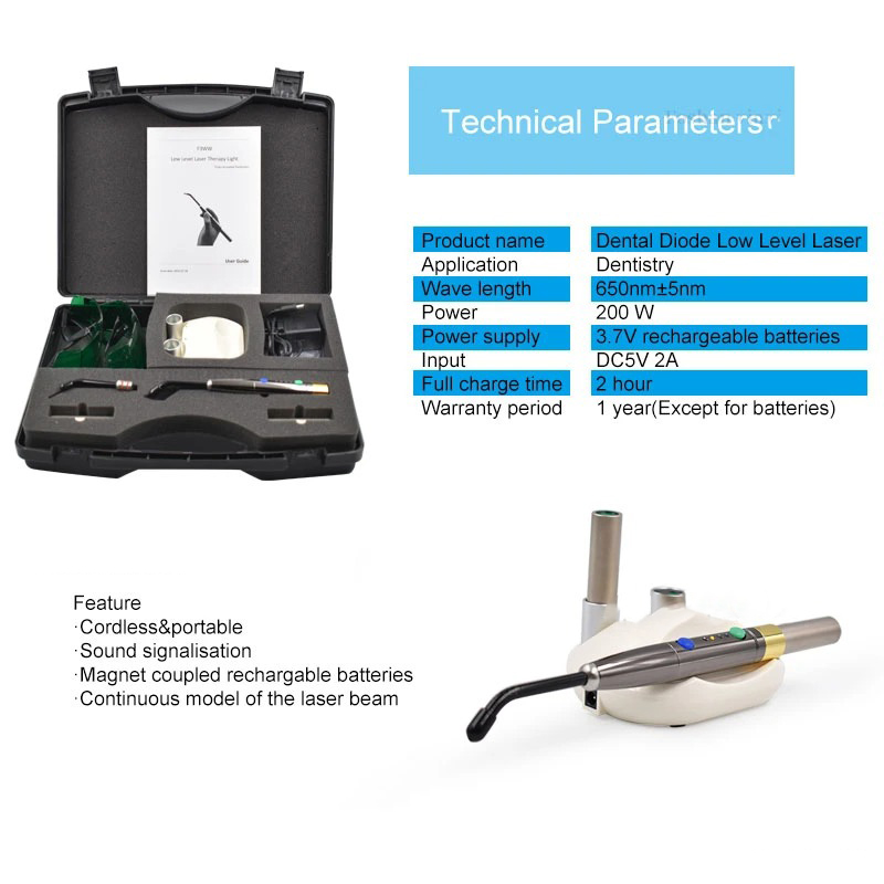 نظام ليزر الأسنان اللاسلكي F3W - مراجعة Diode Laser Module وسعره