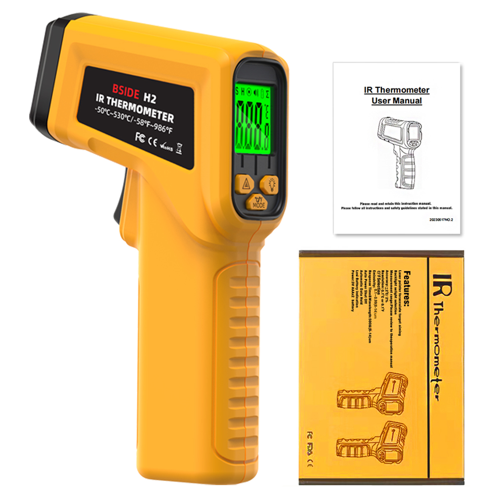 BSIDE ميزان الحرارة بالأشعة تح - مراجعة Industrial Laser Temperature Sensor وسعره