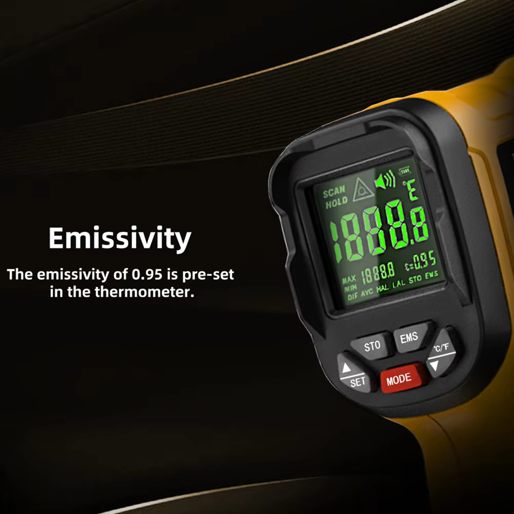 BSIDE ميزان الحرارة بالأشعة تح - مراجعة Industrial Laser Temperature Sensor وسعره