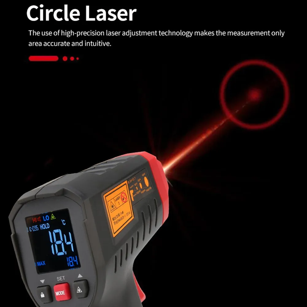 UNI-T UT306S UT306C ميزان الحر - مراجعة Industrial Laser Thermometer Gun وسعره