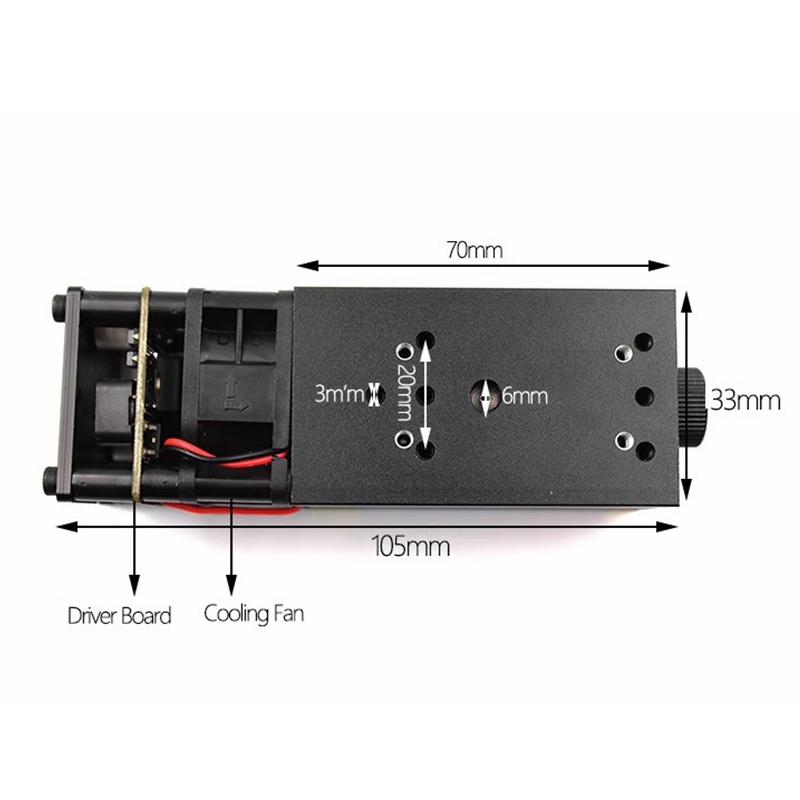 وحدة ديود ليزر قابلة للتركيز ب - مراجعة Diode Laser Module وسعره