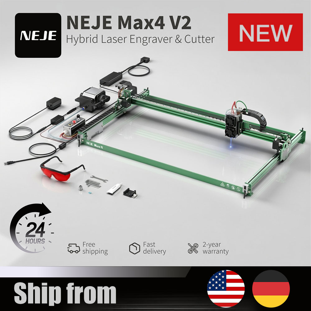 آلة النقش والقطع بالليزر NEJE  - مراجعة Industrial Grade Laser Engraver وسعره