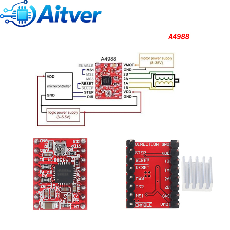 طقم تشغيل A4988 DRV8825 TMC220 - مراجعة Limit Switch Cnc وسعره