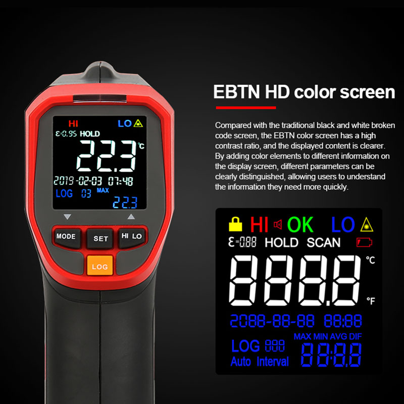يوني-T-الرقمية غير الاتصال الأ - مراجعة Industrial Laser Thermometer Gun وسعره