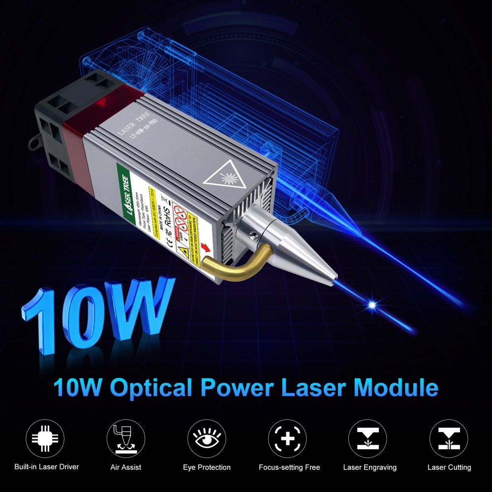 مجموعة وحدة ليزر ديود أزرق 20  - مراجعة Diode Laser Module وسعره