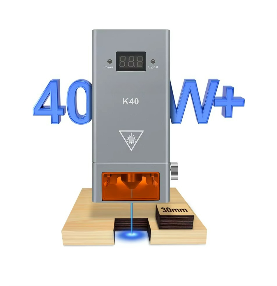 وحدة ليزر زرقاء K40 بقوة 44 وا - مراجعة Diode Laser Module وسعره