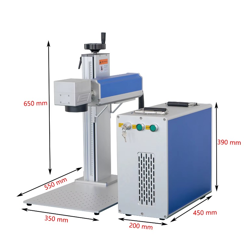 آلة وسم بالليزر الليفي عبر الإ - مراجعة Industrial Grade Laser Engraver وسعره