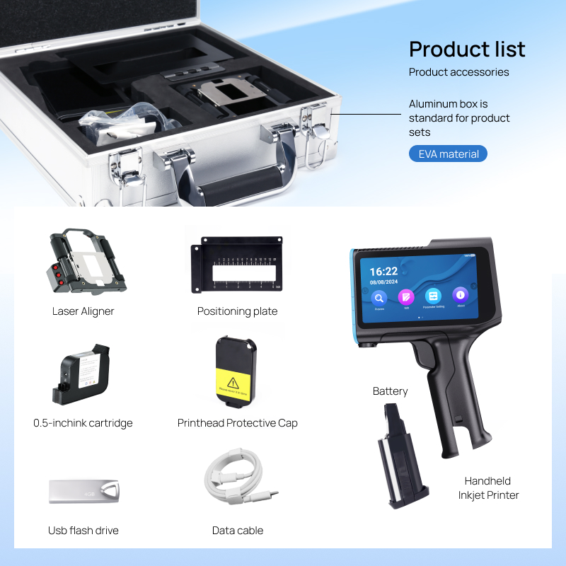 طابعة نافثة للحبر محمولة باليد - مراجعة Industrial Handheld Laser Printer وسعره