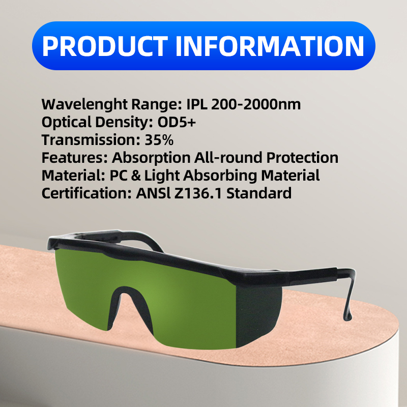 1 قطعة نظارات حماية الليزر 200 - مراجعة Laser Safety Goggles وسعره