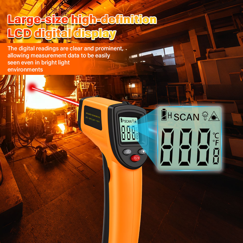 مقياس حرارة رقمي بالأشعة تحت ا - مراجعة Industrial Laser Temperature Sensor وسعره