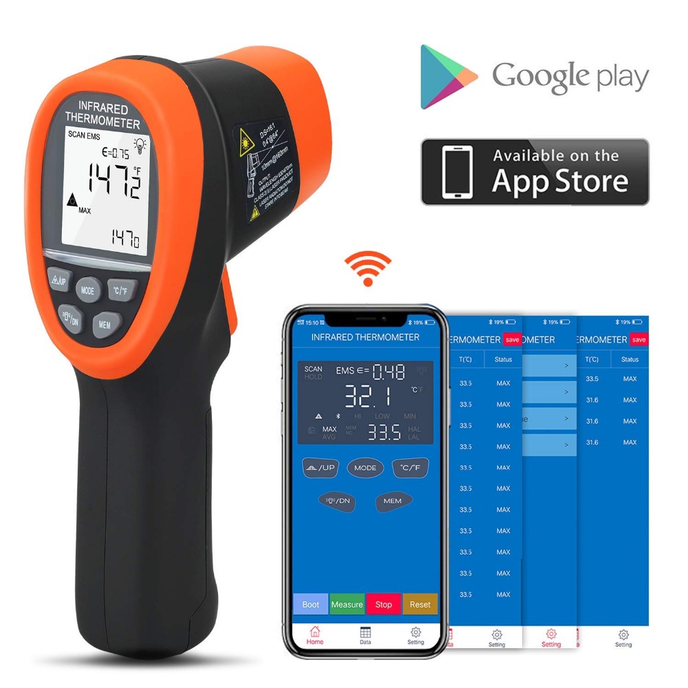 جهاز قياس الحرارة الرقمي BTMET - مراجعة Industrial Laser Thermometer Gun وسعره