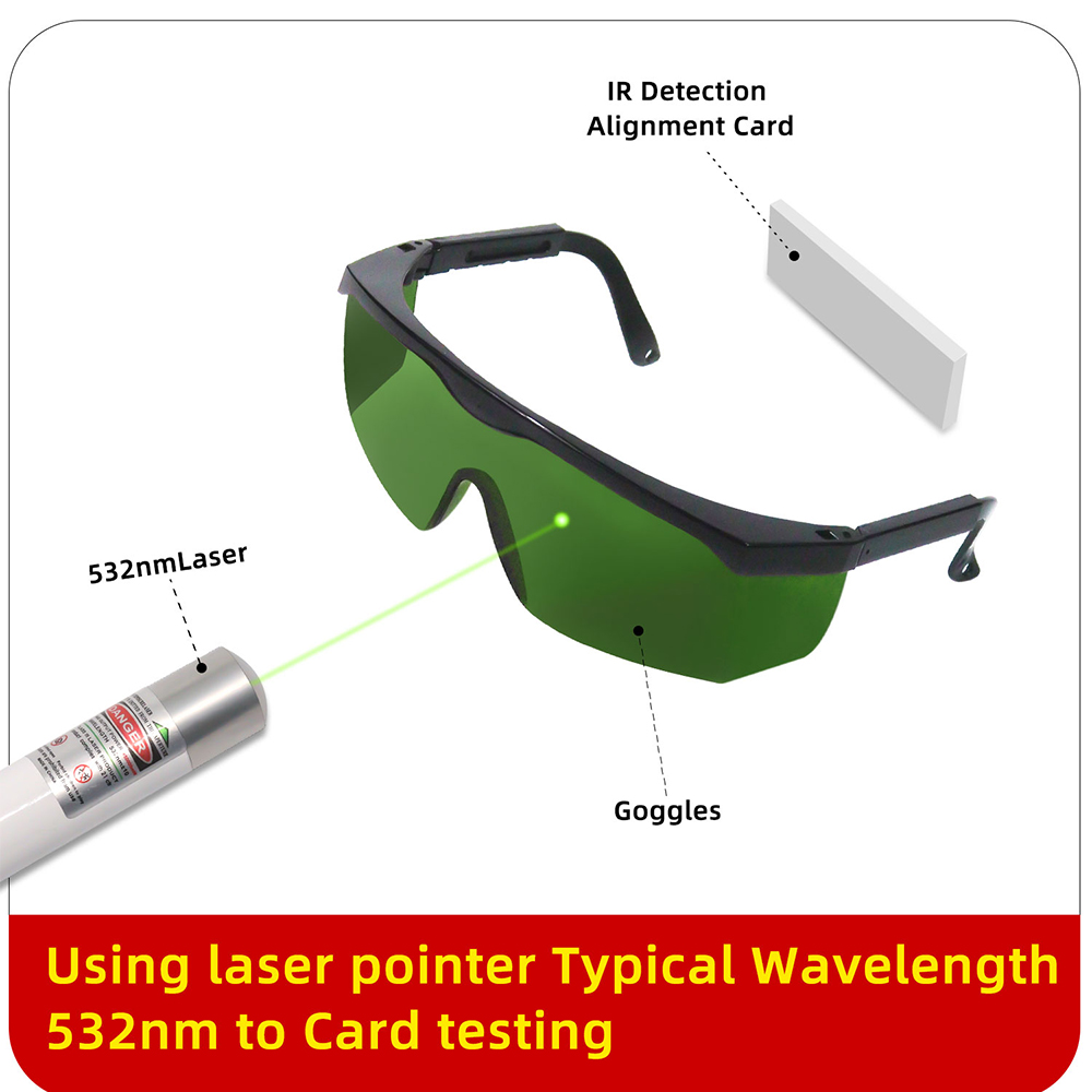 نظارات الليزر 1064nm عدسة السل - مراجعة Laser Safety Goggles وسعره