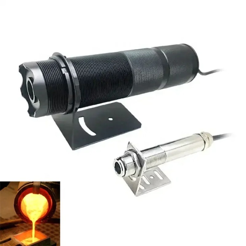 مقياس حرارة الفرن الرقمي 24 فو - مراجعة Industrial Laser Temperature Sensor وسعره
