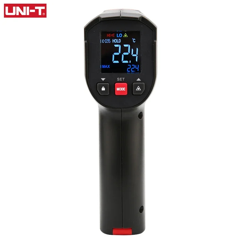 UNI-T ميزان الحرارة الرقمي عدم - مراجعة Industrial Laser Thermometer Gun وسعره